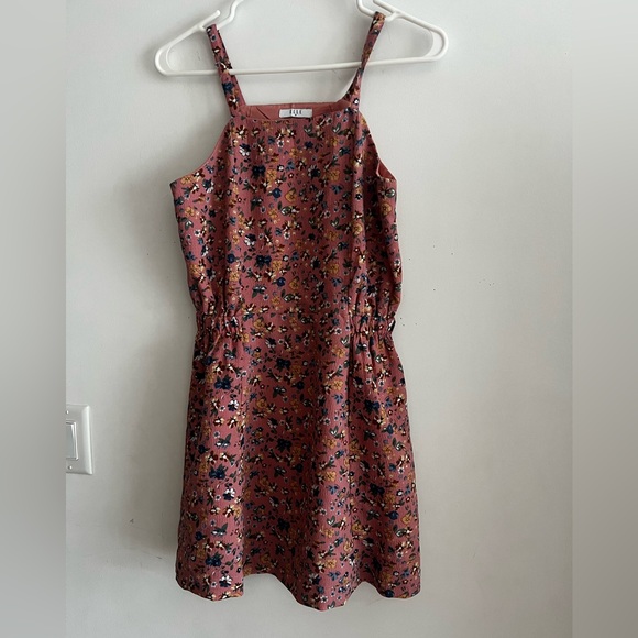 ELLE Women’s Pink Floral Mini Dress Sleeveless Casual Sundress Size M - Picture 2 of 4